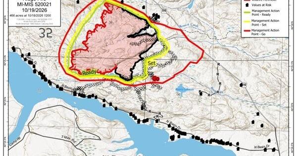 Ridge Fire evacuation alert lifted for Marquette County residents
