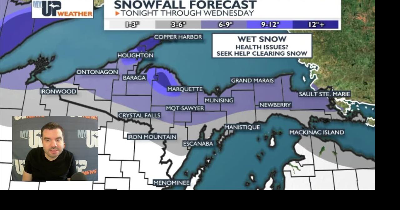 My UP Weather: Winter storm brings heavy wet snow and freezing rain to ...