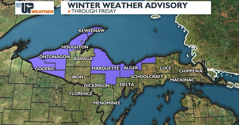 Very cold temperatures on Friday with lake effect snow and wind ...