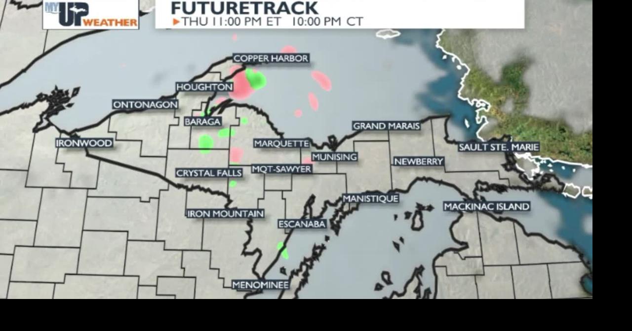 My UP Weather: Rain and even some thunder for Friday; above average ...