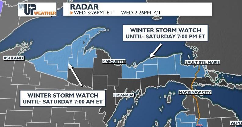Lake Effect Snow becoming heavier | Weather | myupnow.com