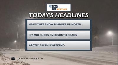 Tricky travel today - mix of freezing rain & wet snow ices over roads ...