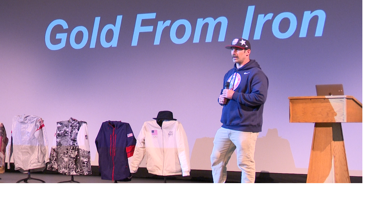 Olympian Nick Baumgartner shares tales of inspiration at Marquette's Kaufman Auditorium