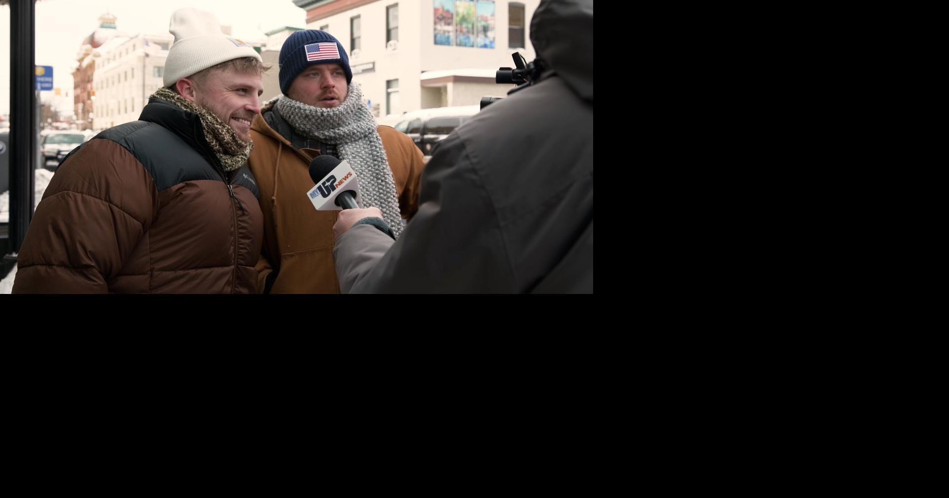 British TikTok stars welcomed to Upper Peninsula on coldest day of winter