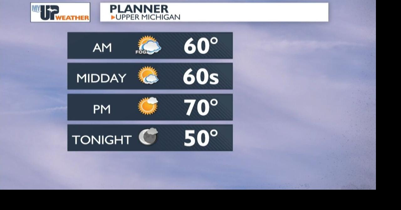My UP Weather: Clearing skies and pleasant temperatures today (July 9 ...
