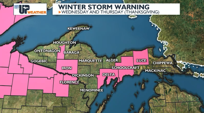 Blizzard conditions are expected for a good part of the U.P. on ...