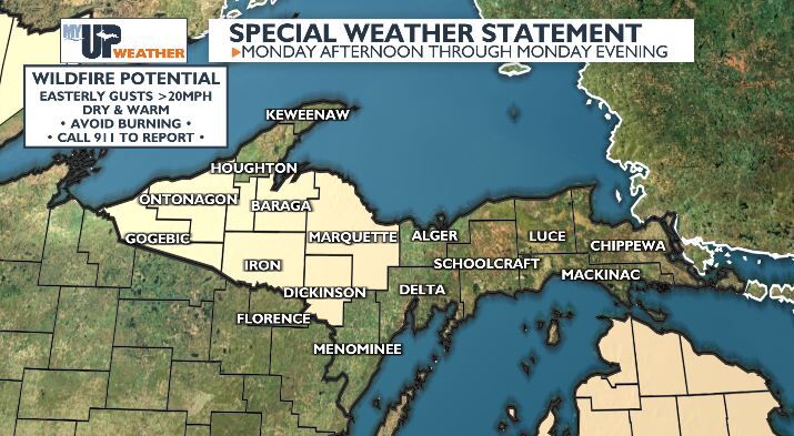 Elevated fire risks Monday; dry & toasty until late week rain chances ...
