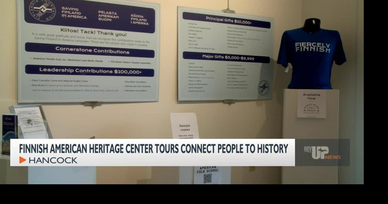Tours of the Finnish American Heritage Center connect people with the Finnish American community