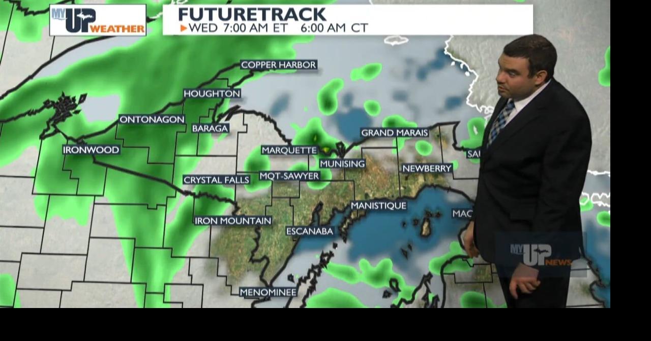 My UP Weather: Rain showers and more wind through Wednesday (October 21 ...