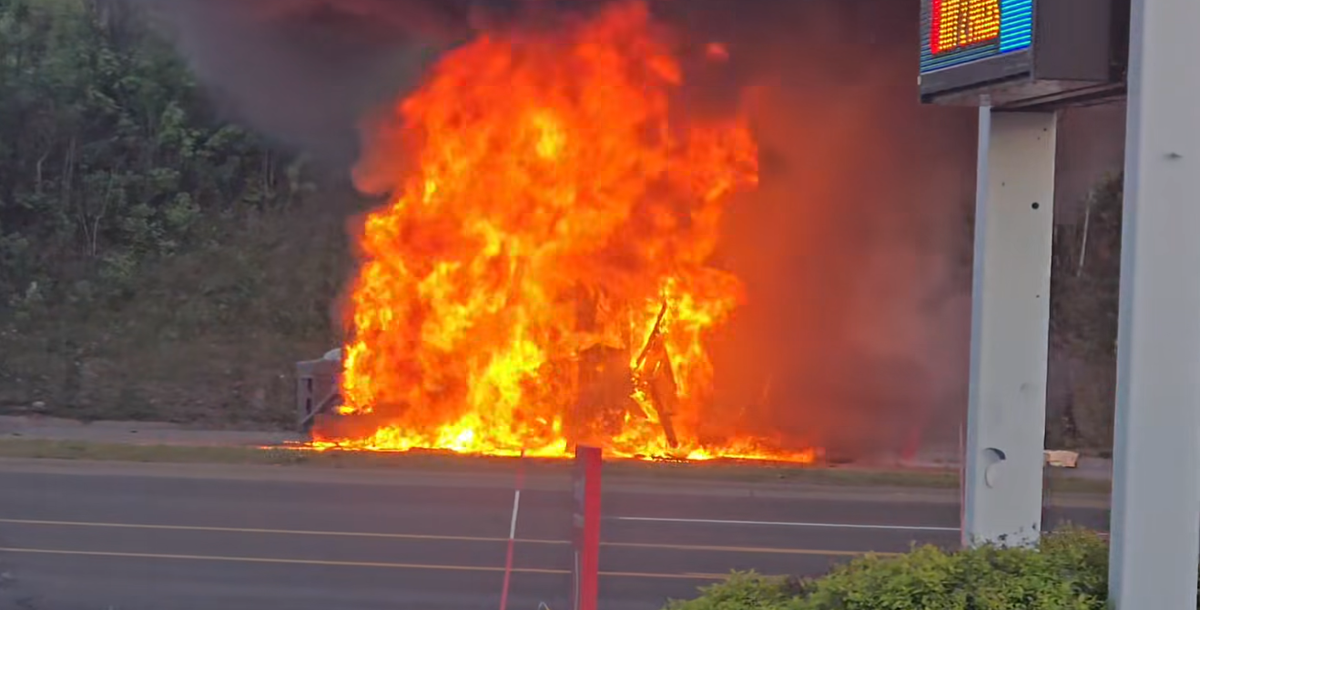 Police chase in Upper Peninsula ends with explosion at gas station; suspect arrested