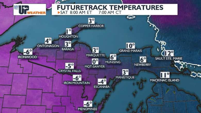 Temperatures drop and lake effect snow increases | Weather | myupnow.com