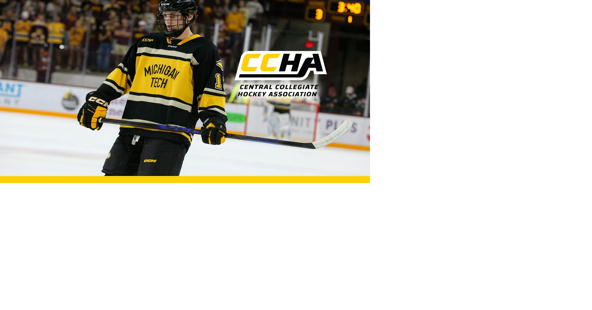 Michigan Tech's Tyler Miller named CCHA Defenseman of the Week