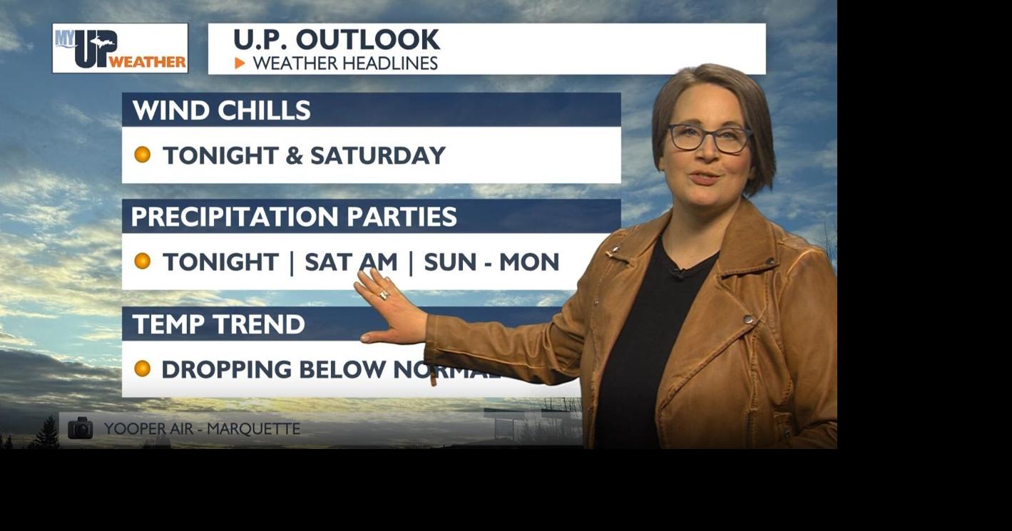 My UP Weather: Wet & chilly air rushes in this evening, stays for the ...