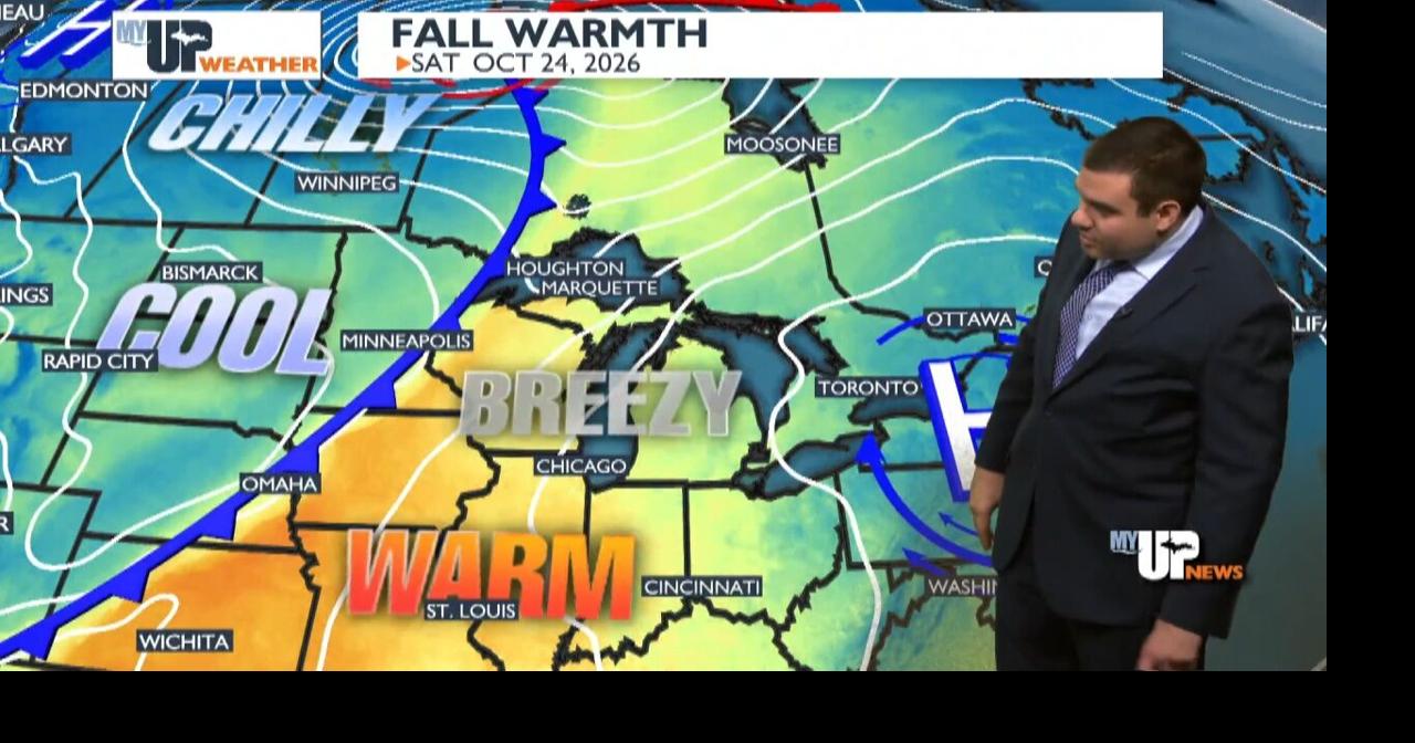 My UP Weather: Above average temperatures and wind Friday and Saturday ...