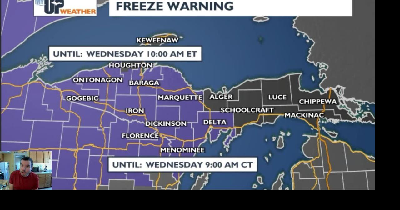 MY UP Weather: Cold night temperatures for the U.P. tonight with inland ...