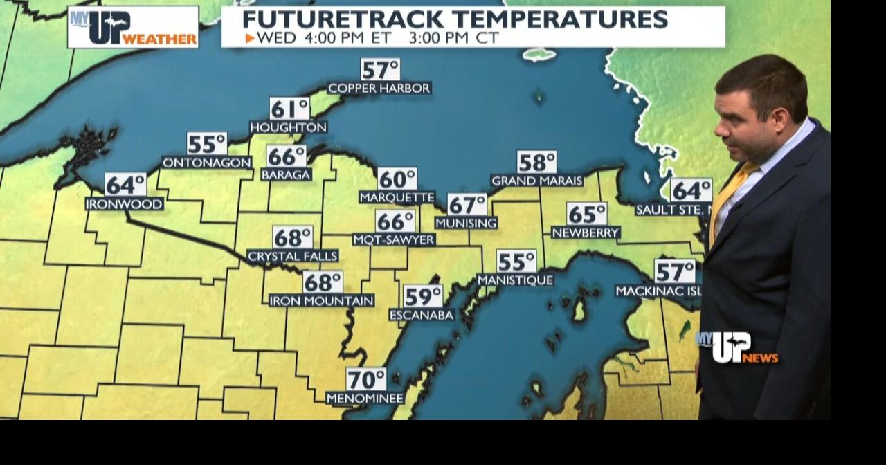 My UP Weather: Milder/warmer air is back midweek for the U.P. (October ...