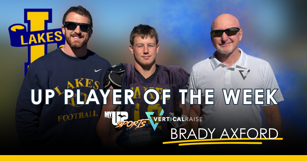 Lake Linden-Hubbell's Brady Axford earns Week 4 Vertical Raise Player of the Week