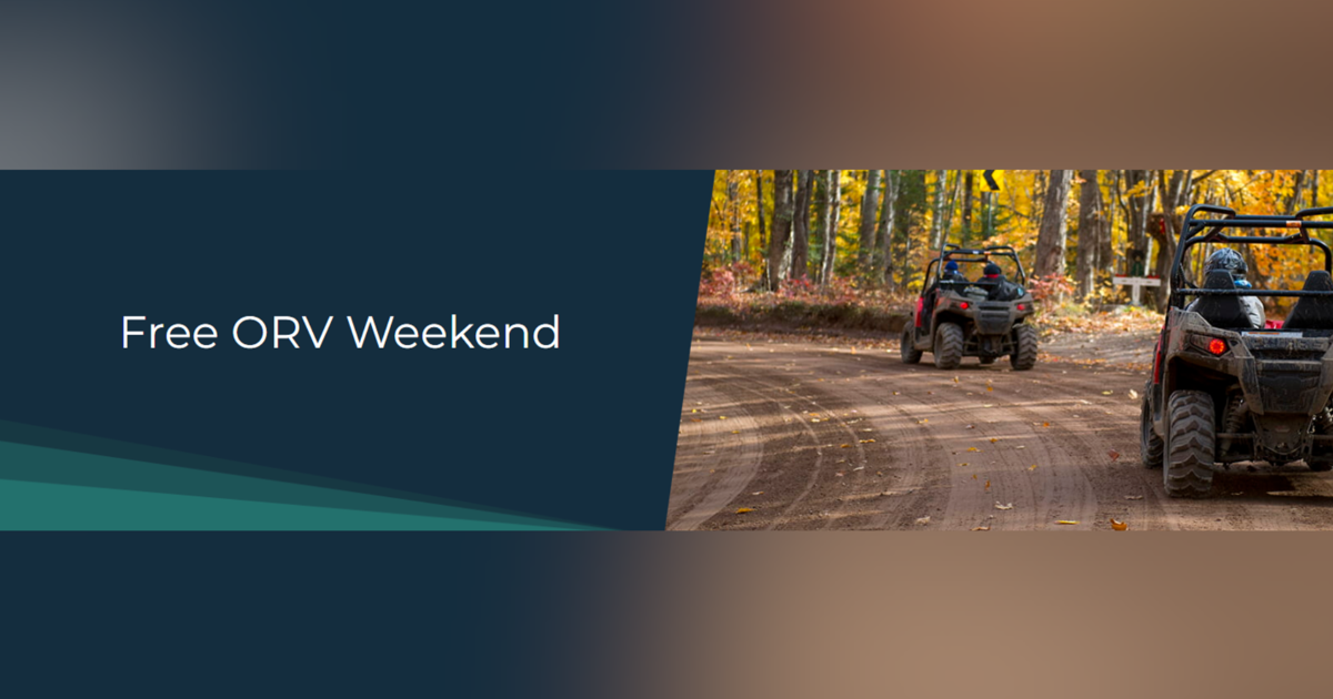 Drive ORV trails without a permit during Michigan's Free ORV Weekend ...