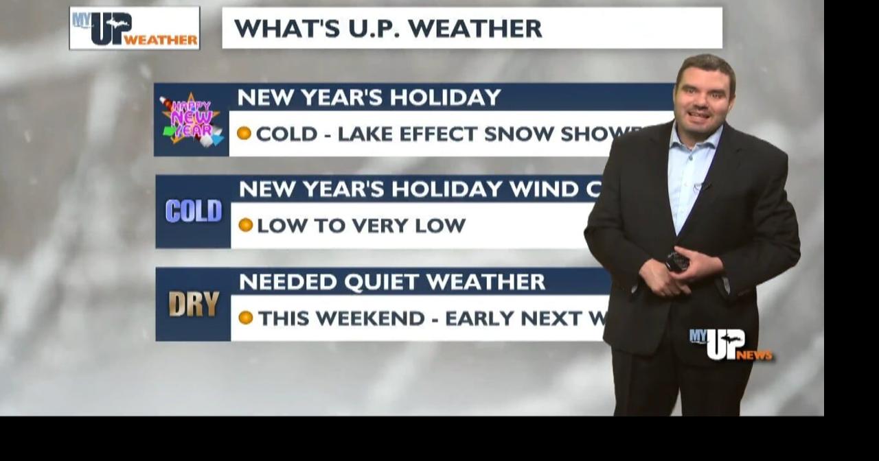 My UP Weather: Cold temperatures to start 2026 with lake effect snow ...