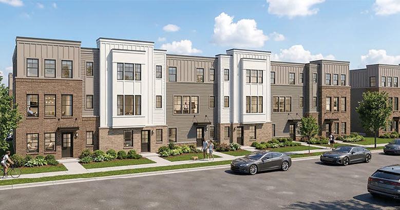 M/I Homes designs new rowhouses for Highland Bridge development
