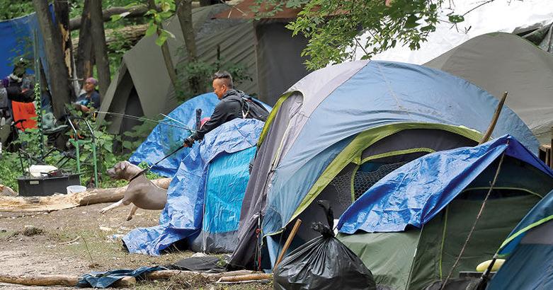 Council advises mayor to give notice before clearing camps