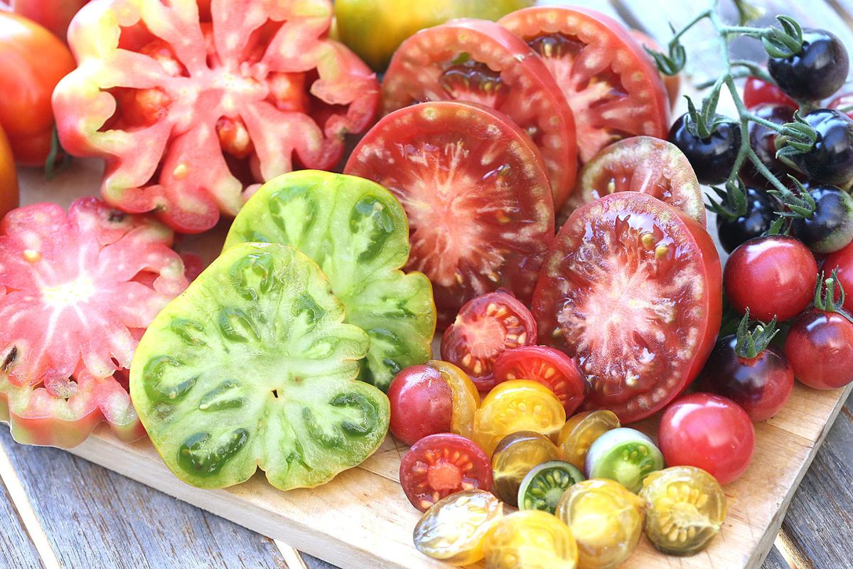 Heirloom tomatoes taste like summer Food