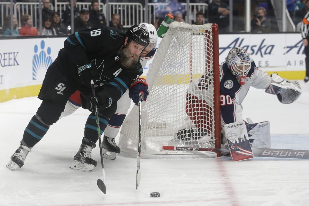 Blue Jackets Sharks Hockey