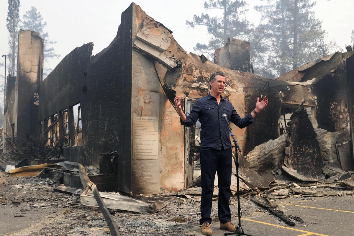 California Wildfires Newsom