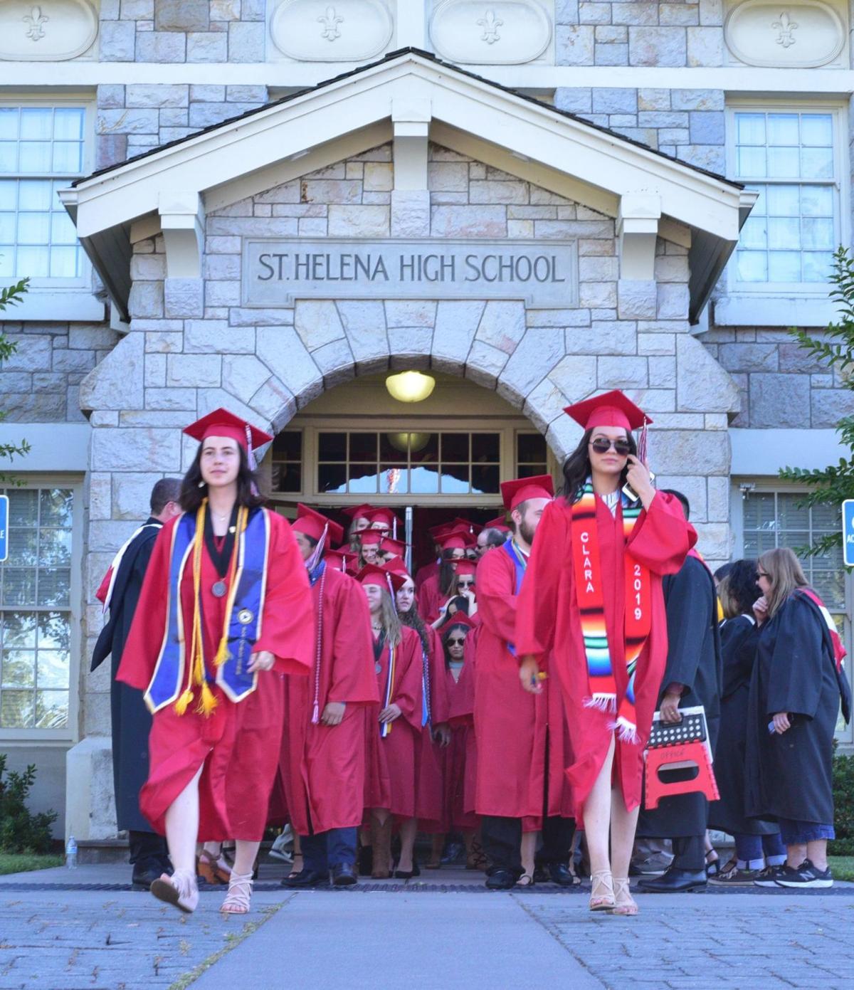 ‘Dynamic’ and ‘resilient’ Class of 2019 graduates from St. Helena High