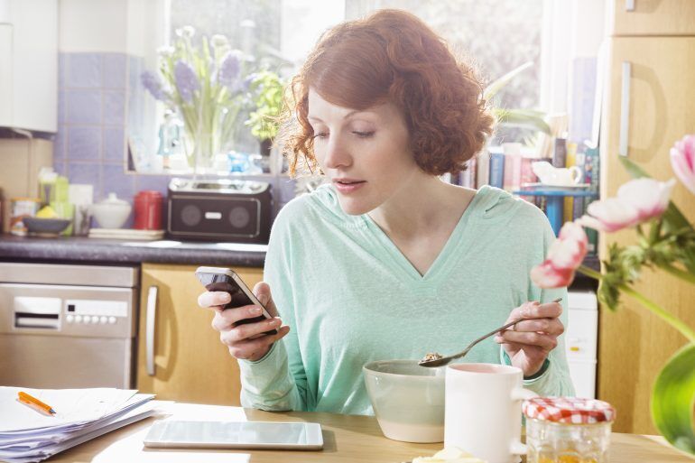 Some banks can send alerts when your balance is low or you're close to a spending limit.
