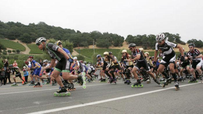 Napa Valley S Skating Marathon Rolls Through Thick And Thin