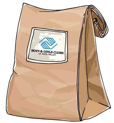 Boys and Girls club lunches