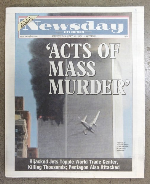 Napa man’s newspaper collection captures the world’s 9/11 horror 911