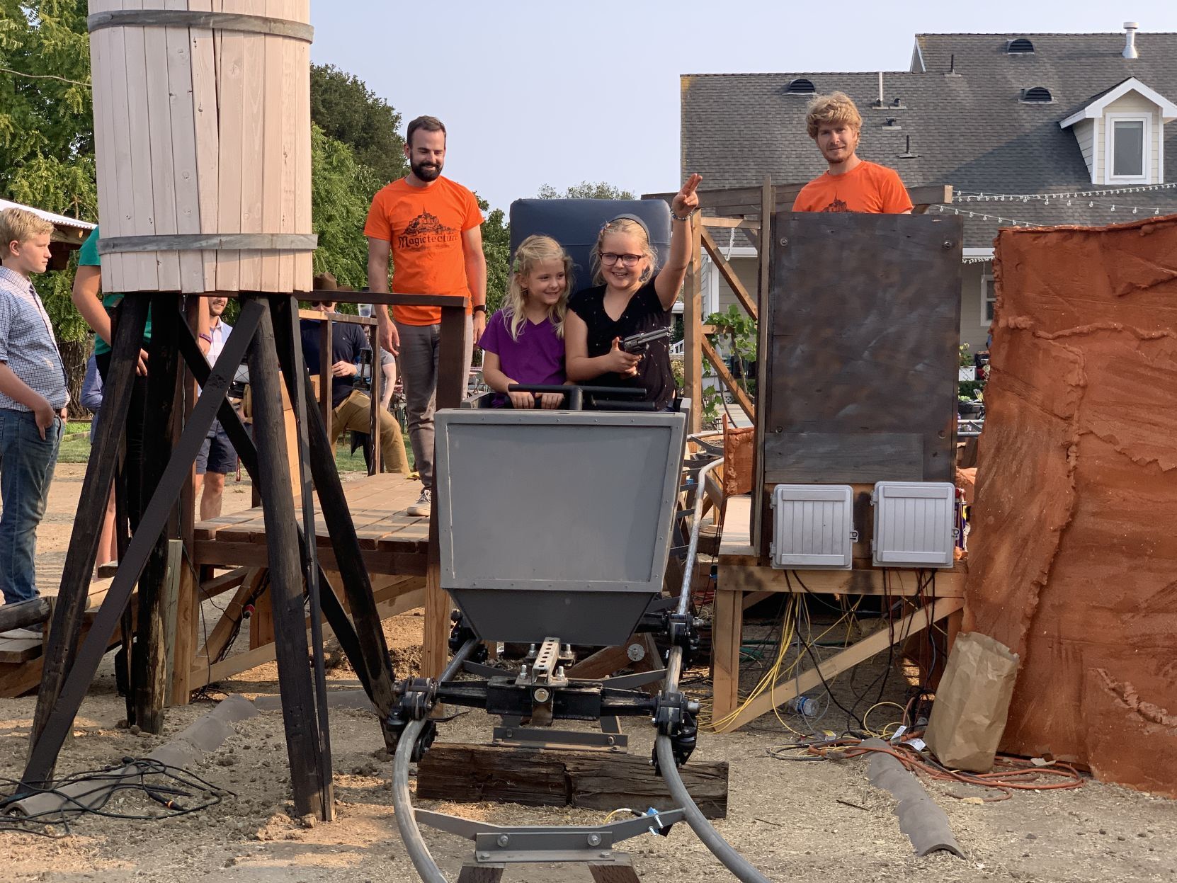 Napa family builds second Disney inspired backyard coaster Little