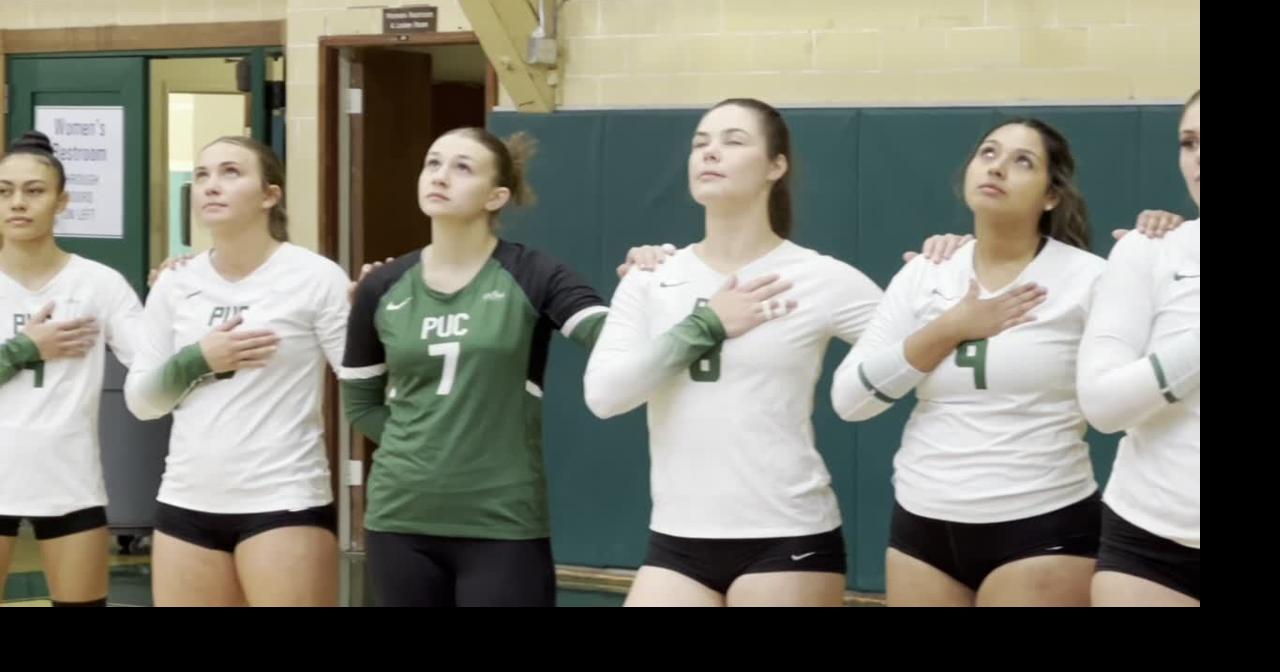 Video Pacific Union College's Ryin Le serves long, Madison Kindred