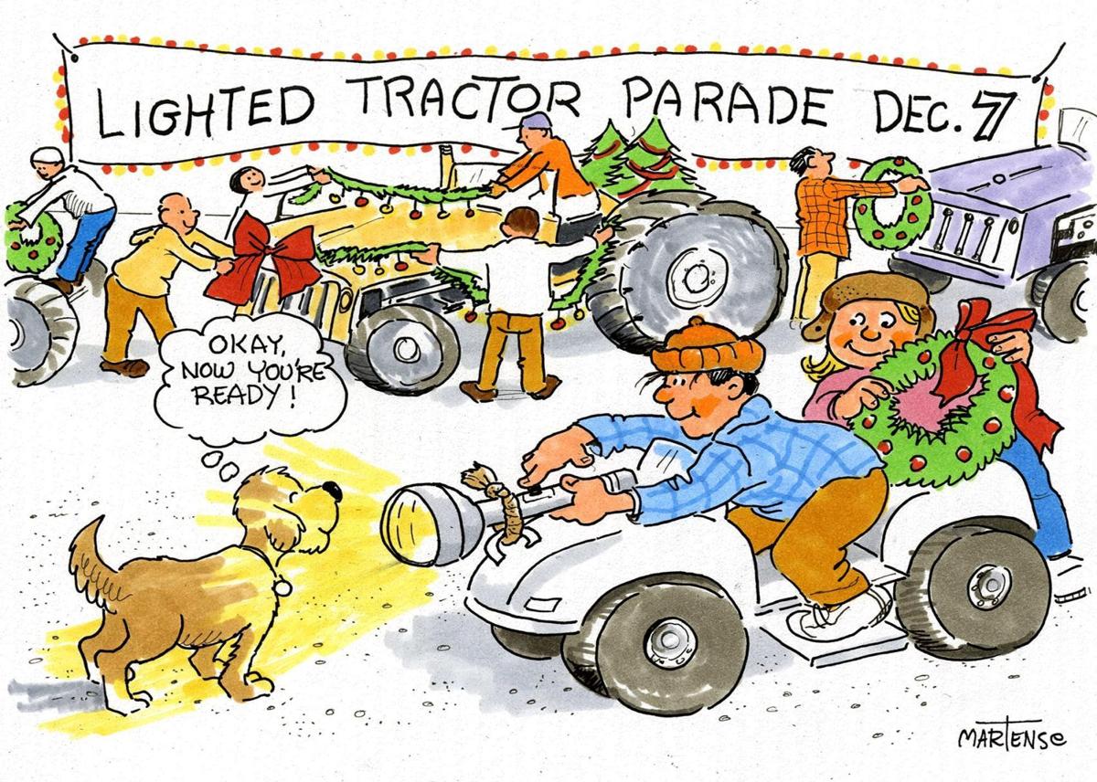 Cartoon comment by Joan Martens