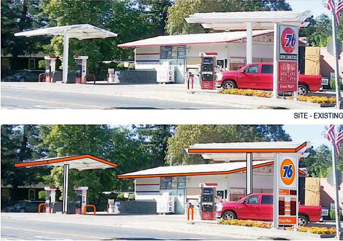 Calistoga says ‘no' to LED lights for gateway gas station sign News