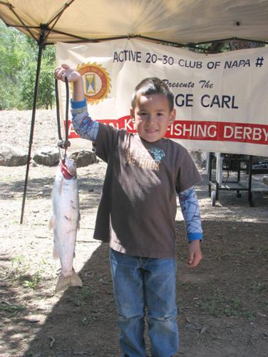 Kids catch big ones at fishing derby