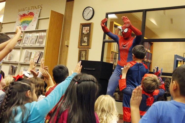 Spider-man slings into St. Helena