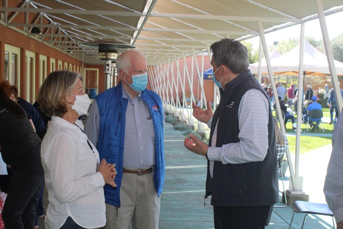 Rep. Mike Thompson at vaccine clinic