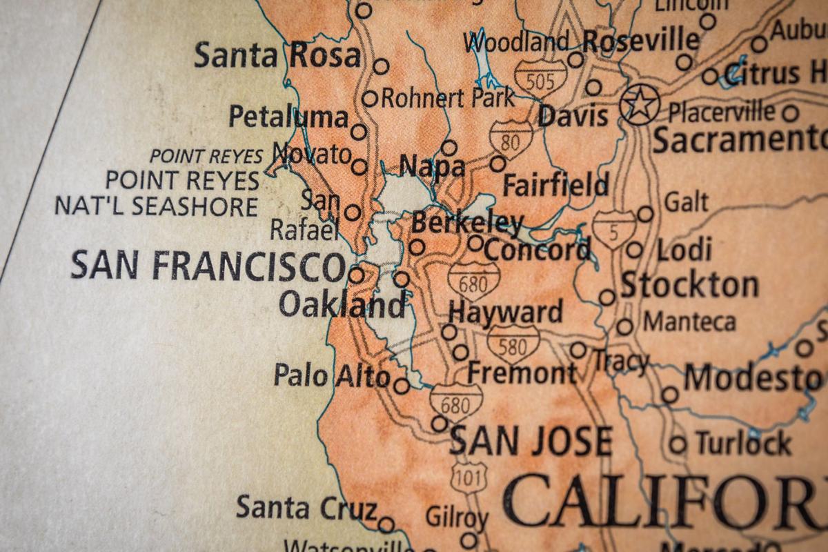 Bay Area map