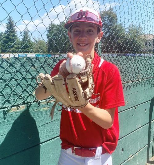 Napa Little League pitcher Connor “Goose” Zuehlsdorff