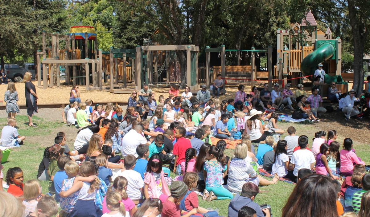 Kids give St. Helena Elementary School's new playground an A+ St