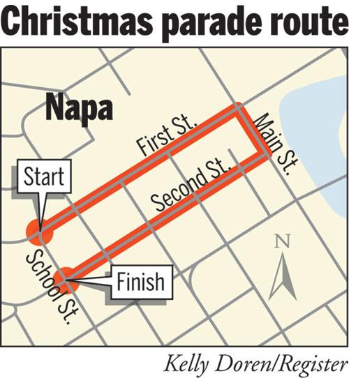 Napa Christmas Parade 2022 Route Christmas Parade Route | | Napavalleyregister.com