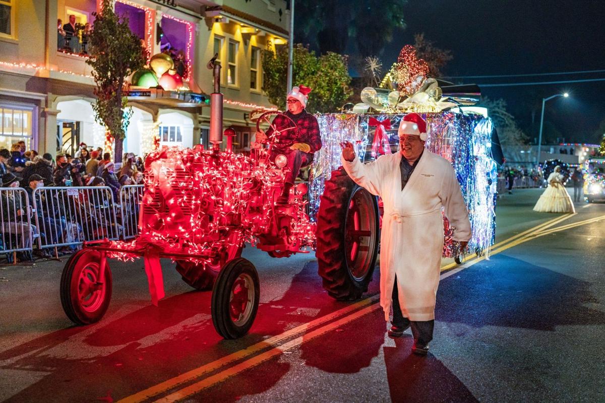 Throwback Thursday Calistoga Lighted Tractor Parade