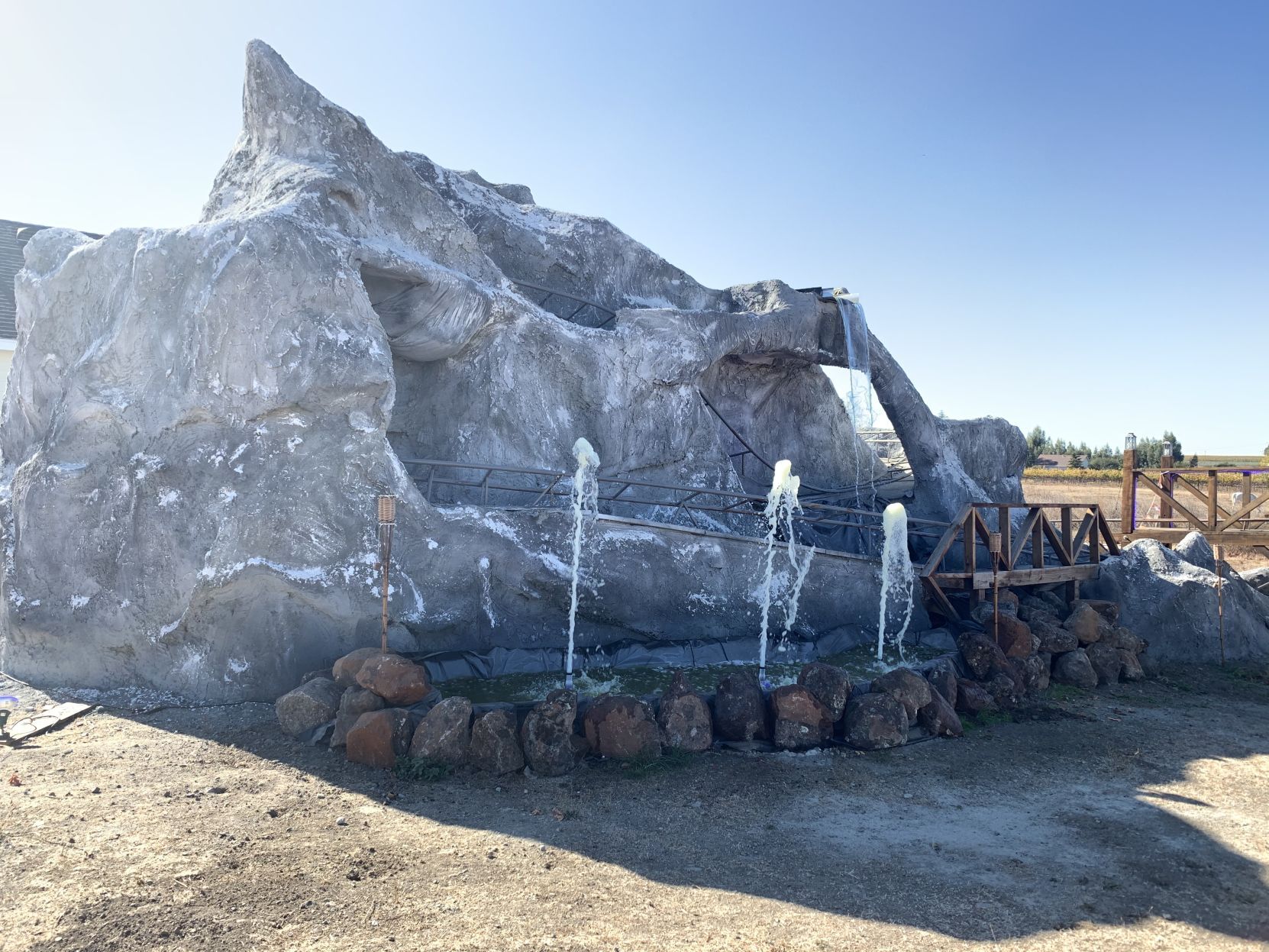 While sheltering in place a Napa family builds Matterhorn