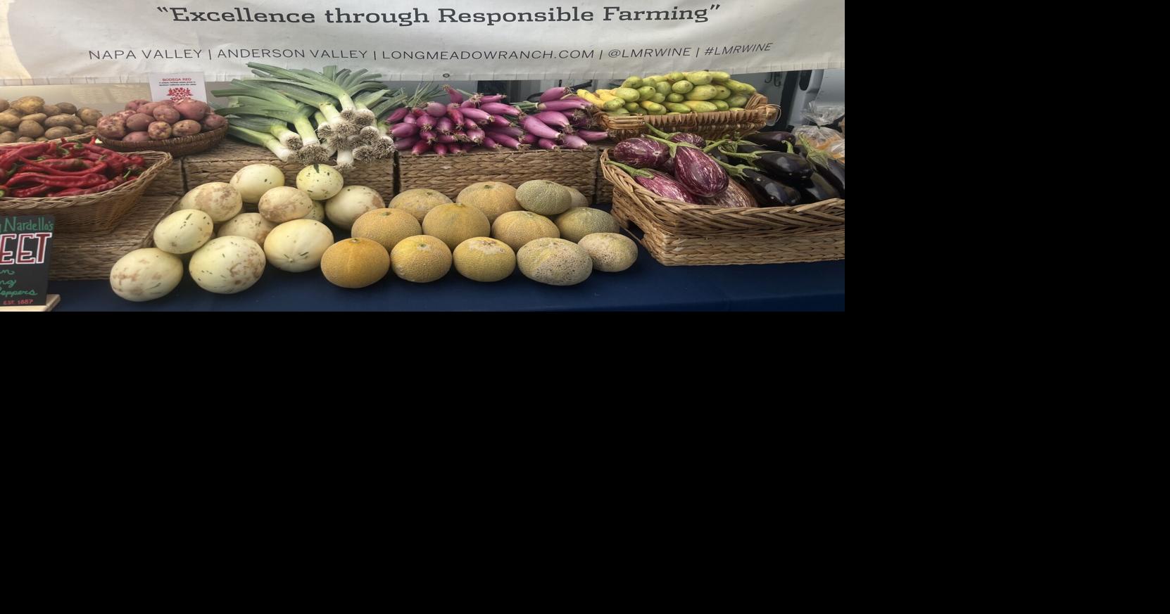 It's melon season at the St. Helena Farmers' Market
