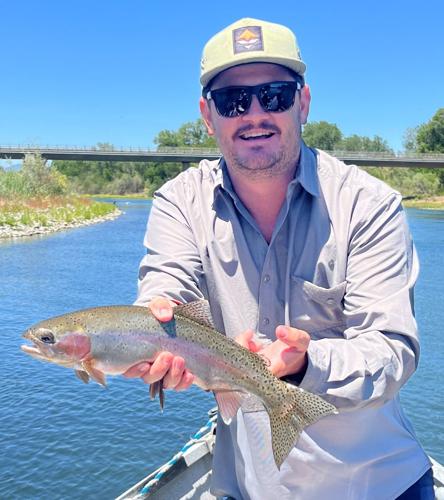 Jeffery Shifflett lands rainbow trout
