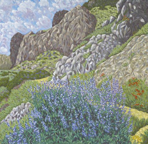 Palisades with Lupine