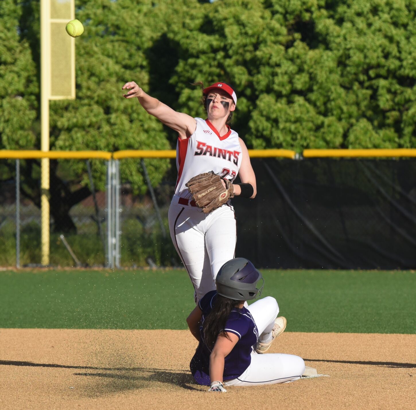 Napa Valley Prep Softball Farrell foils Fort Bragg with help from